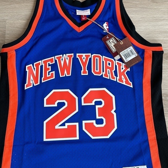 Marcus Camby New York Knicks Mitchell & Ness 1998-99 Hardwood Classics Swingman - Picture 6 of 7
